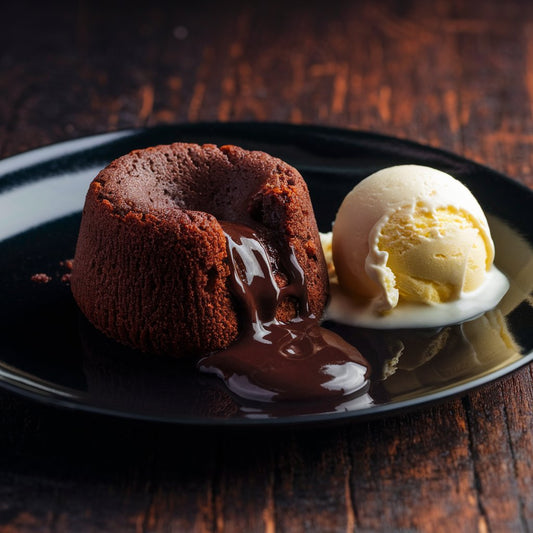 Molten Lava with Ice cream