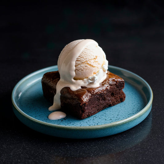 Brownie with Ice cream