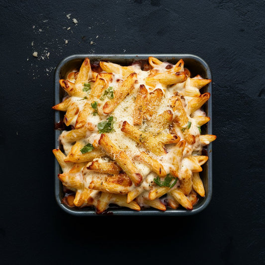 Cheese Baked Alfredo Pasta